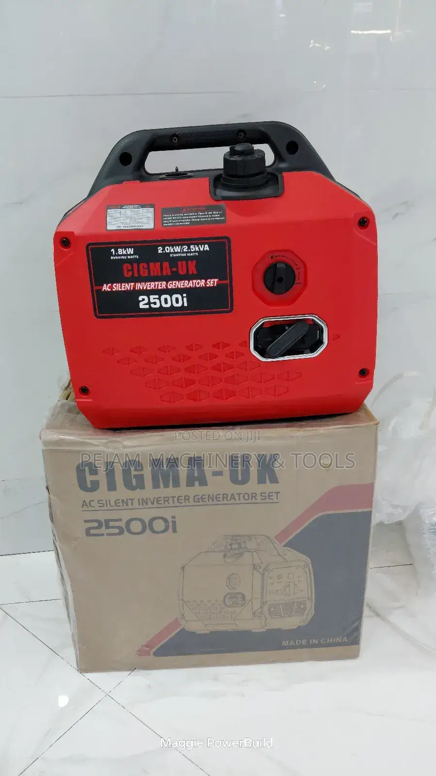 2kw/2.5kva Cigma Uk Ac Super Silent Inverter Generator