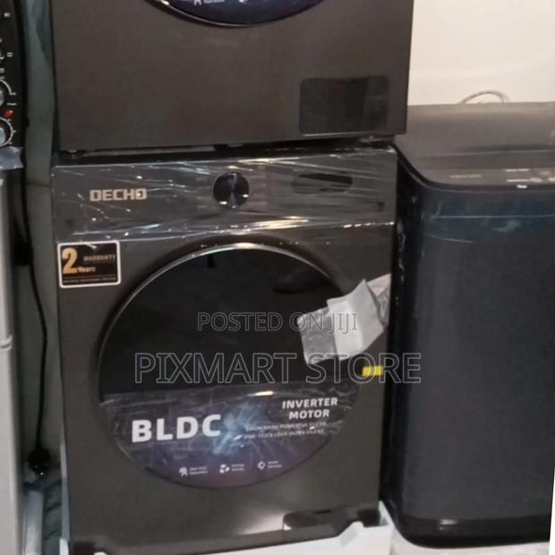 Decho 8kg Inverter Front Load Washer – Ultra Slim - main view