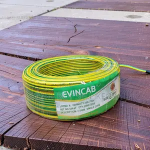 Evin Yellow Green 2.5mm Single Core Copper Thick Insulation Cable
