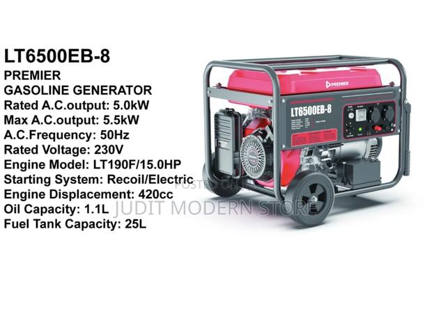 Premier Gasoline Generator 5.5kw