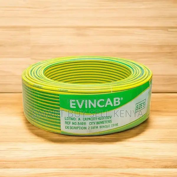 Evin Temperature Resistant Yellow Green 2.5mm Single Core Wiring Cable