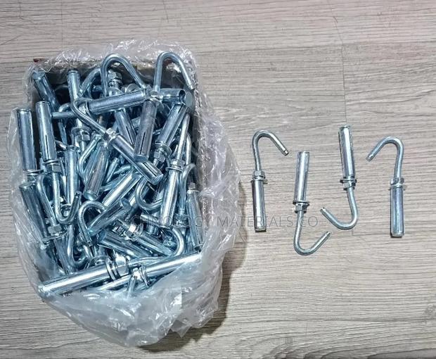 M6x86mm Open Hook Eye Anchor Expansion Bolt–Steel Zinc Plated(100pcs) - main view