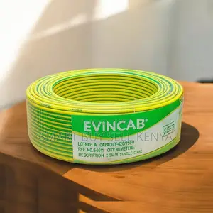 Evin Flexible PVC Yellow Green 2.5mm Single Core Wiring Cable