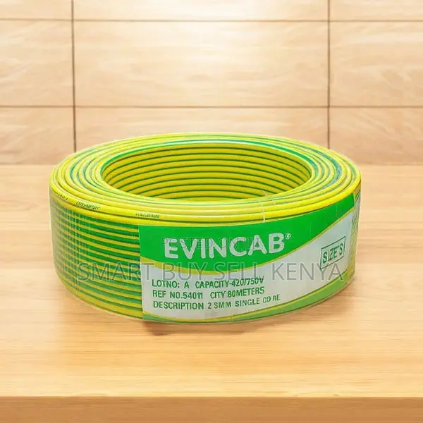 Evin Yellow Green 2.5mm Single Core Copper Anti Corrosion Cable