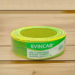 Evin Enhanced Durability Yellow Green 2.5mm Single Core Wiring Cable