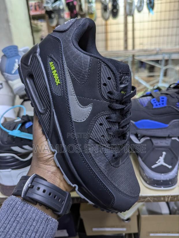 Quality Pure Leather Air Max 90 Unisex Sneakers - main view