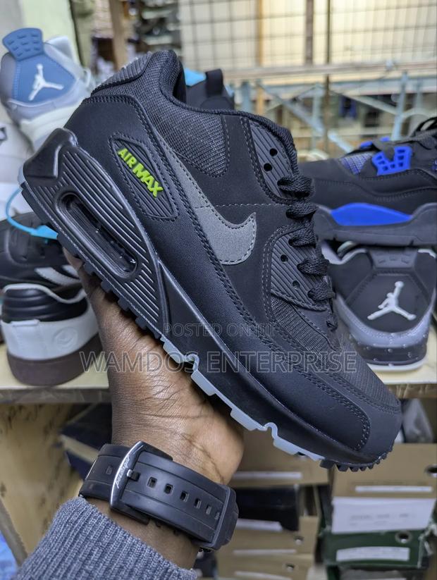 Quality Pure Leather Air Max 90 Unisex Sneakers - thumbnail 3