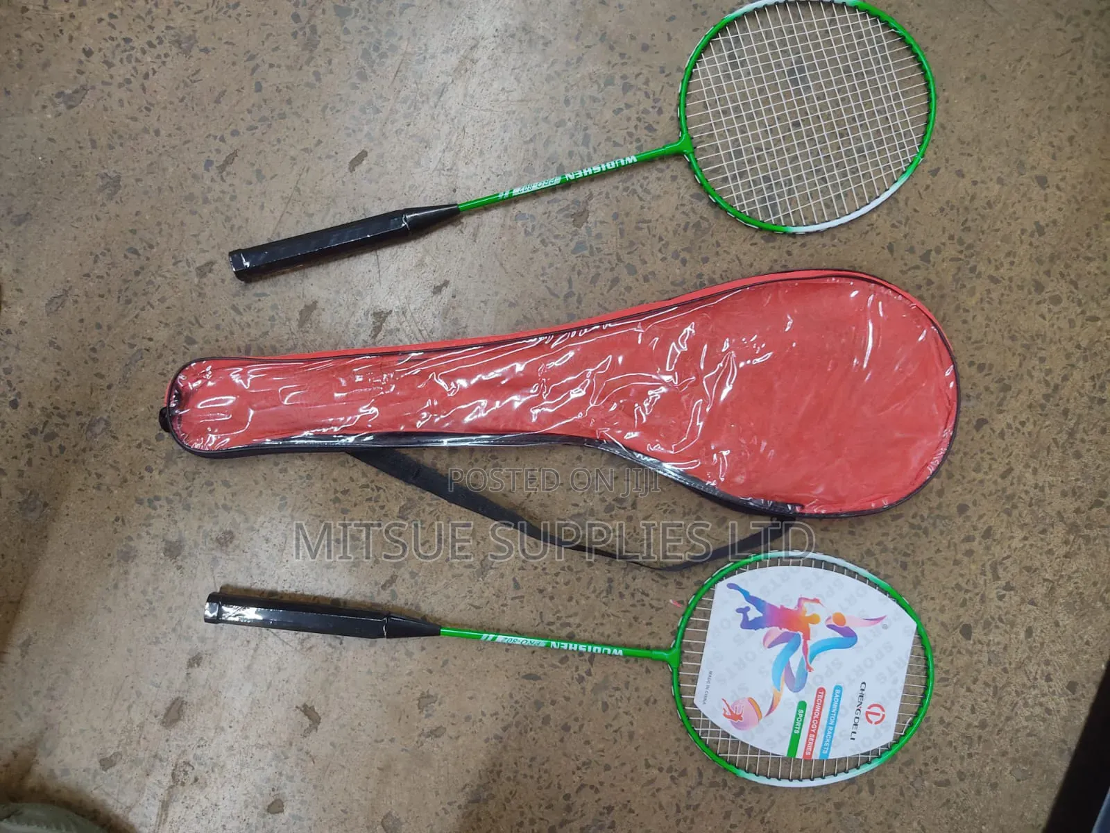 Pair Of Recreational Badminton Racket Steel With Joints With Bag