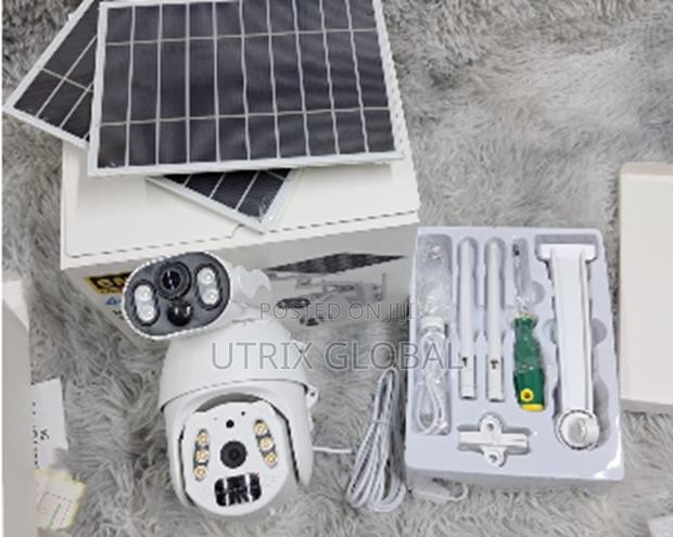 Ubox 6mp 4g Dual Solar Panels Ptz Cctv Camera - main view