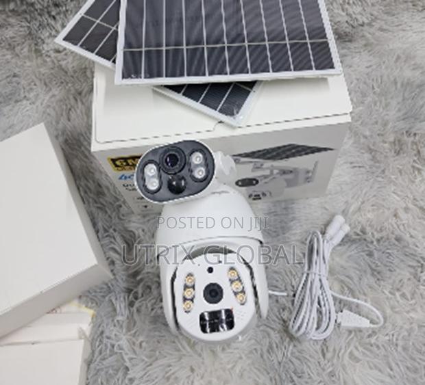 Ubox 6mp 4g Sim Card Dual Lens Solar Ptz Camera