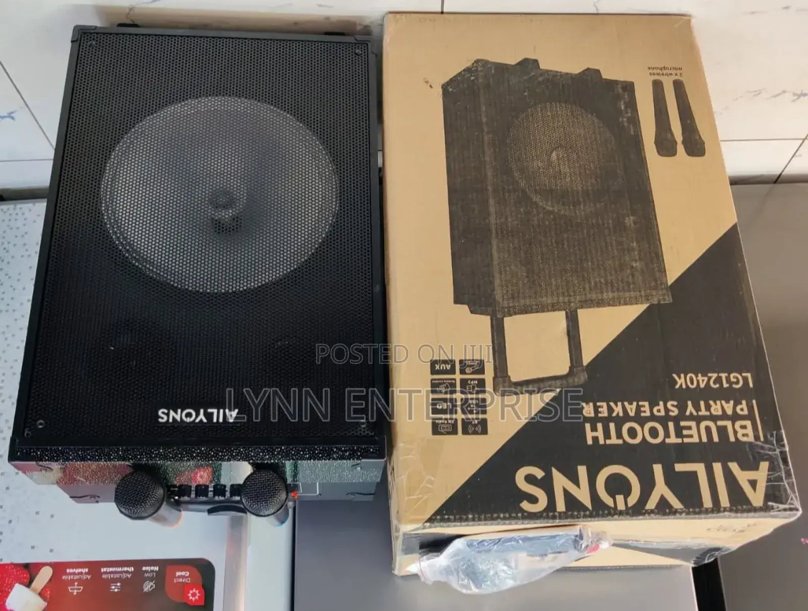 Ailyons Portable Speaker;
 12 Inches