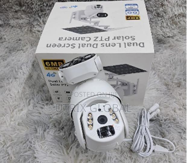 Ubox 6mp 4g Dual Lens Full Color Solar Ptz Camera