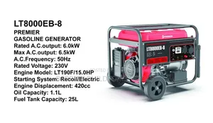 6.5kw Gasoline Premier Generator