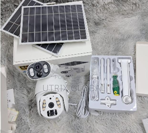 Ubox 6mp 4g Outdoor Dual Lens Solar Cctv Ptz