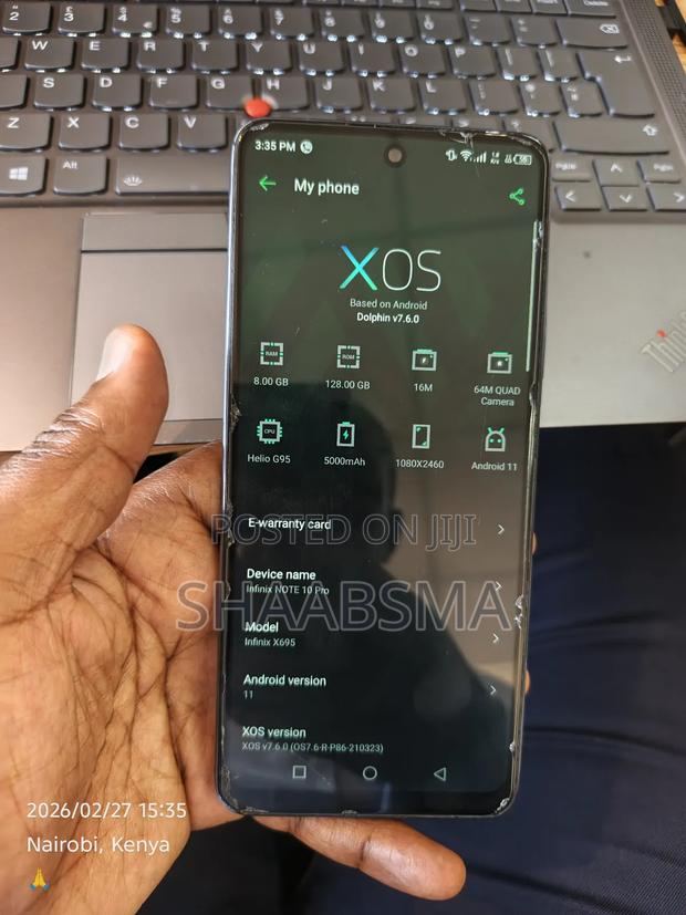 Infinix Note 10 Pro 128 GB Silver - thumbnail 6