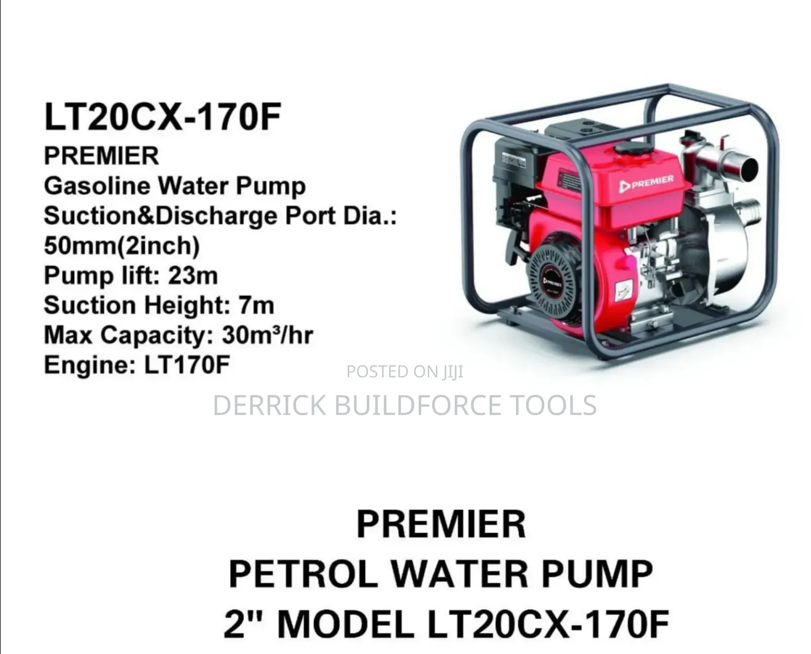 Lt20cx-170f 2" Premier Petrol Water Pump
