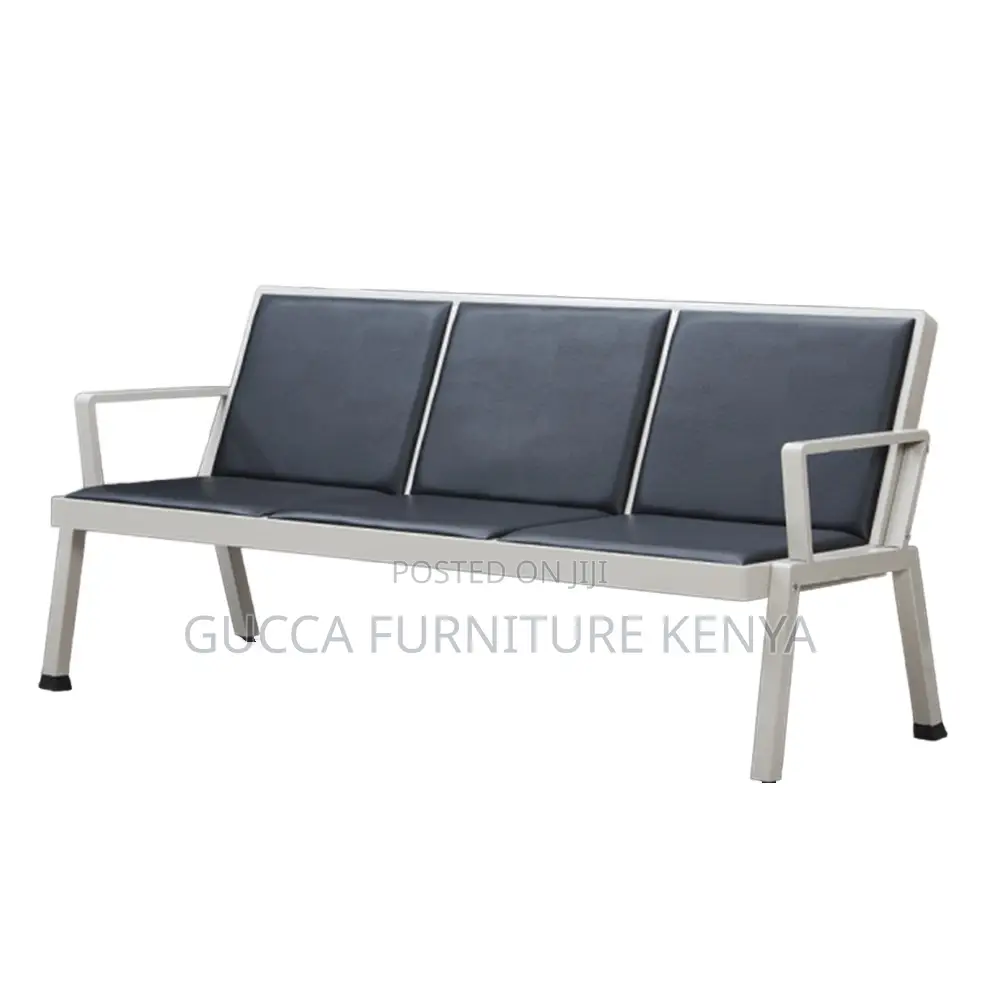 Imported 3-link Padded Reception Waiting Bench