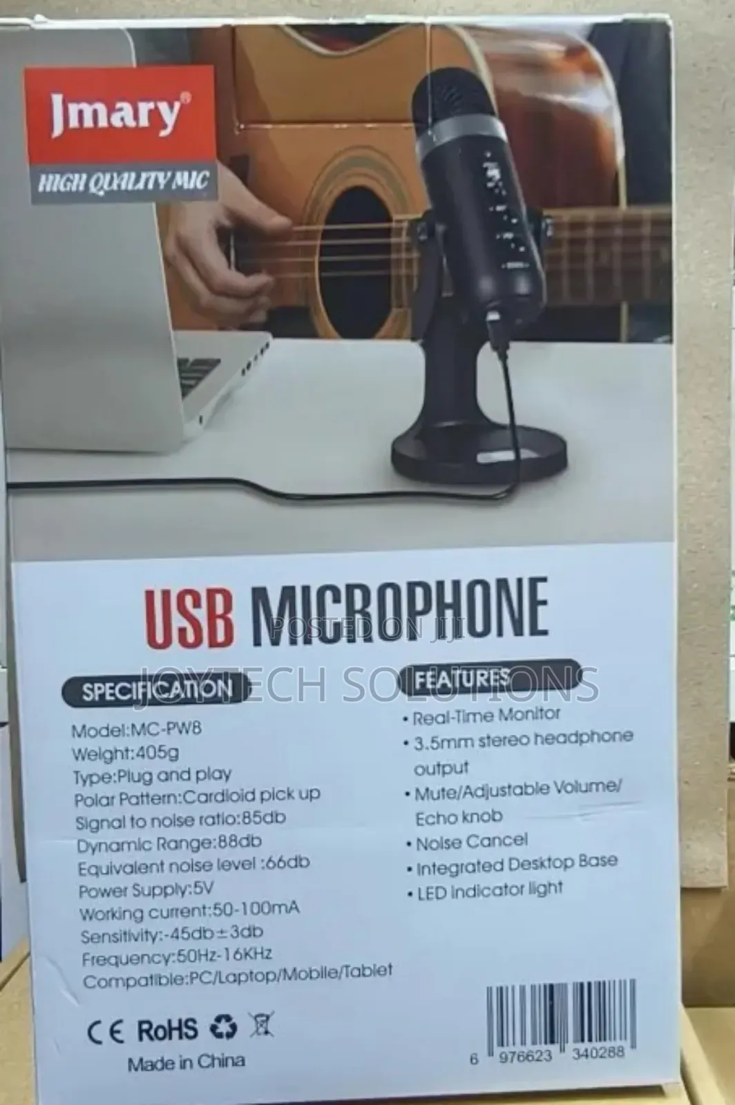 Noise Cancelling Jmary Recording Microphone