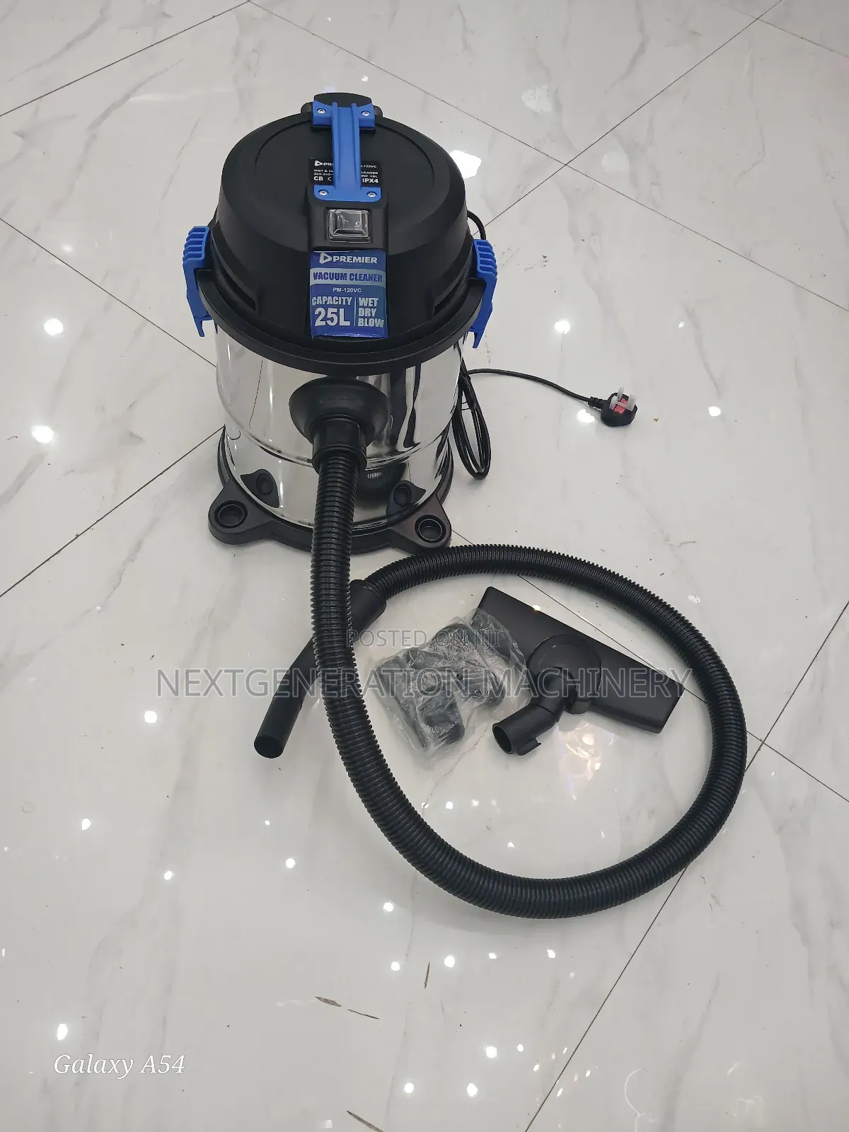 Premier 25litres Wet and Dry Vacuum Cleaner