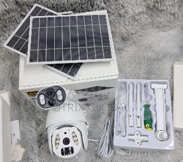 Ubox 6mp 4g Dual Lens Smart Solar Cctv Camera