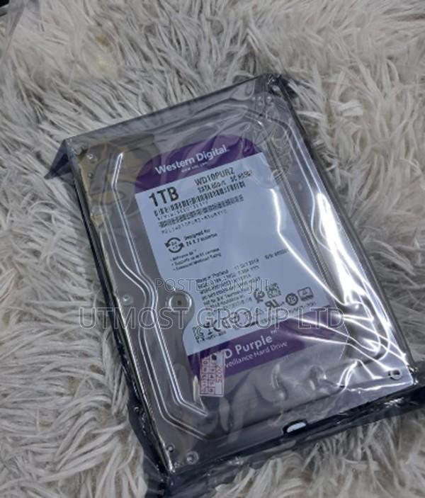 Wd 1tb Security Surveillance Hard Drive Smooth 24 7 Recording