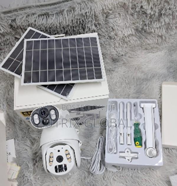 Ubox 6mp 4g Dual Solar Powered Ptz Cctv Camera