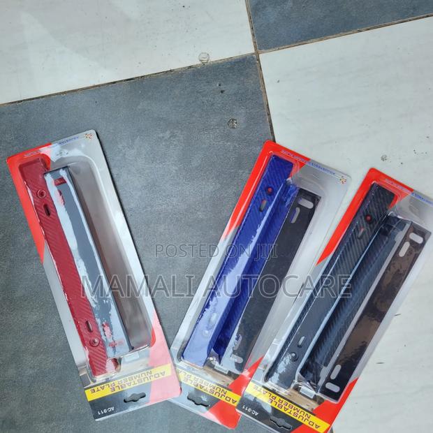 Universal Adjustable Number Plate Frame - main view