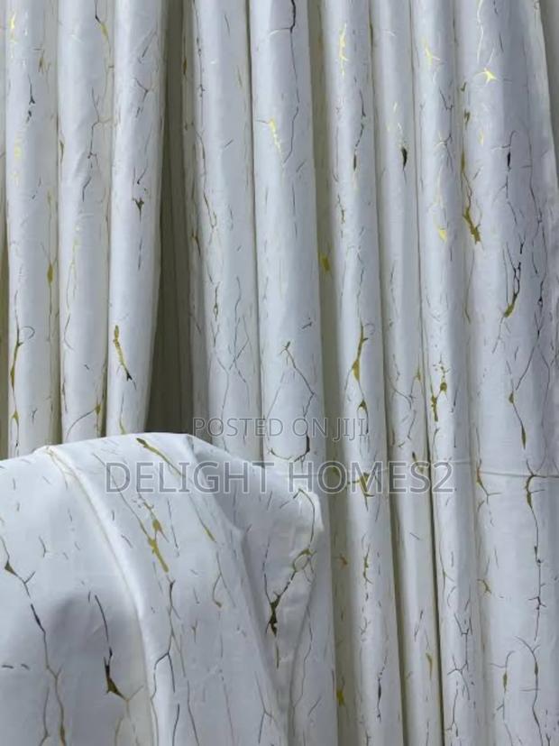 (3pc) Marble and Velvet Curtains_sk - thumbnail 3
