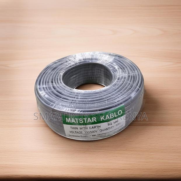 90-Metre Long Roll 2.5mm Twin With Earth Flat Electrical Wiring Cable