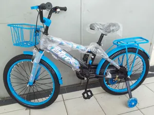 Blue BMX Sturdy Bike for Kids Upto 12yrs