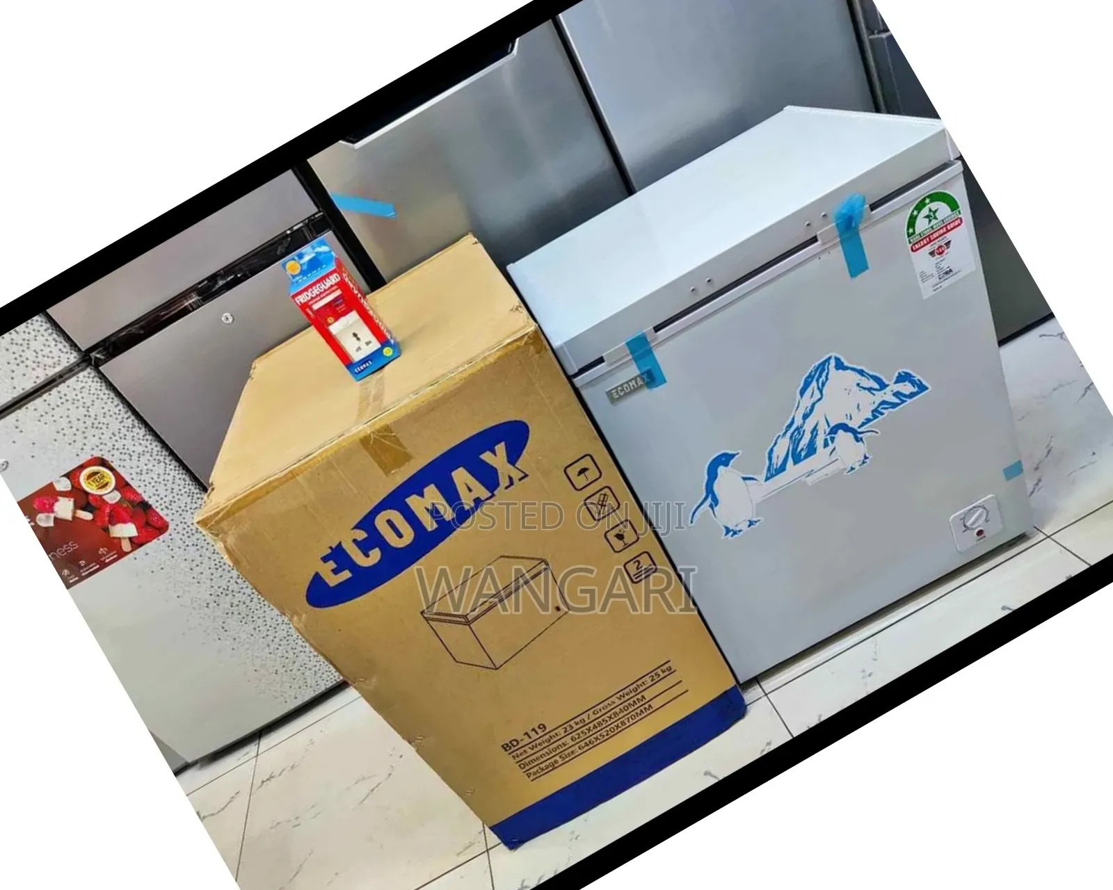 Ecomax Brand New 119 Litres Freezer