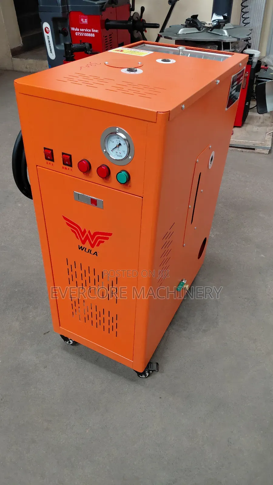 Heavy Duty 3 Phase Steaming Machine 380v With Pipes and Gun