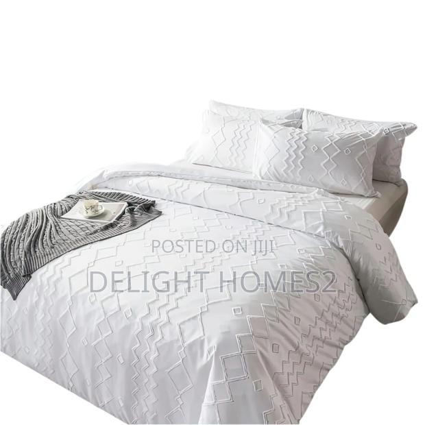 3pc Tufted Wave Duvet Cover Set_sk - main view