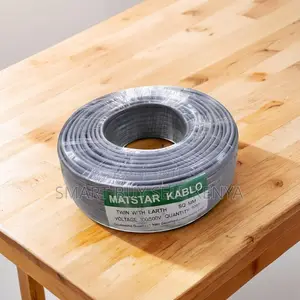 Bare Copper Earth Wire 2.5mm Twin + Earth Flat Electrical Wiring Cable