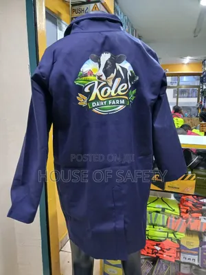 Dust Wear Over Coats Navy Blue Branded