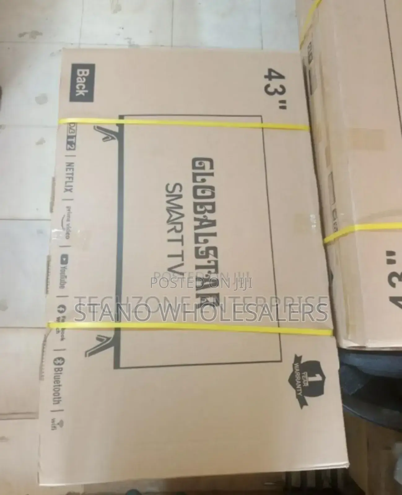 With Warranty Globalstar 43inch Smart Tv