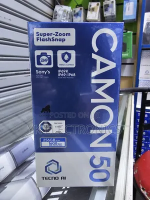 New Tecno Camon 50 256 GB Green