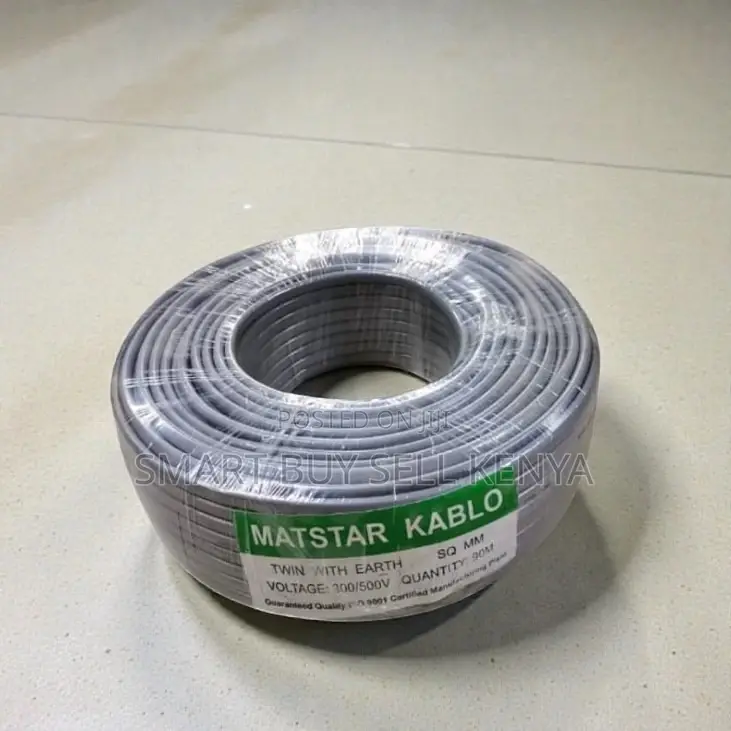 Easy to Maintain 2.5mm Twin With Earth Flat Electrical Wiring Cable
