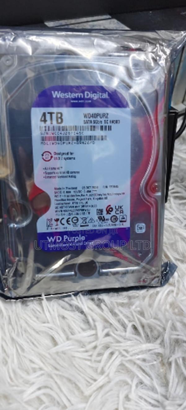 4tb Wd Surveillance Hard Drive Professional CCTV Storage