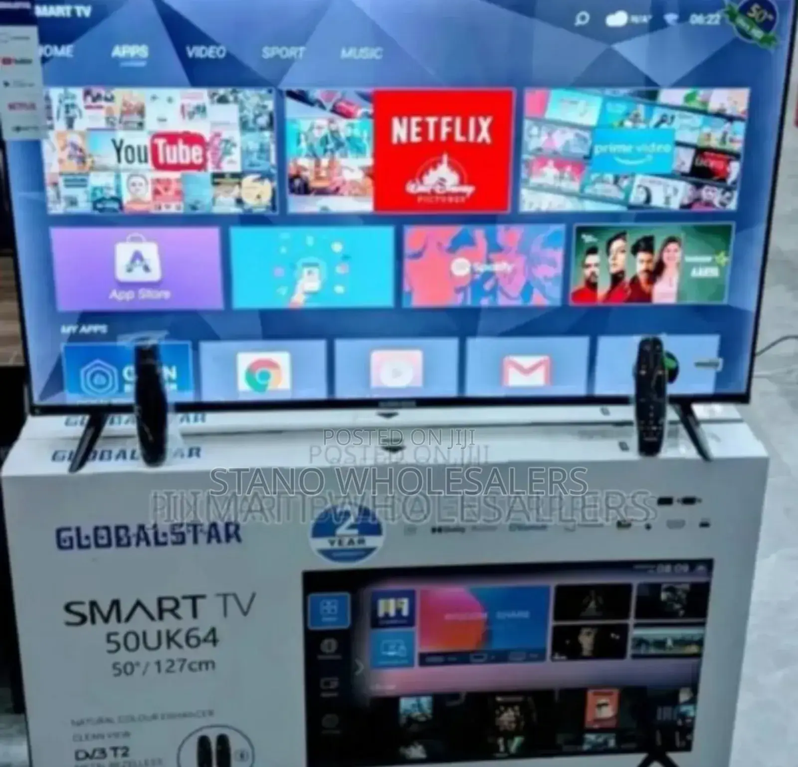  New Globalstar 50inch Smart Tv
