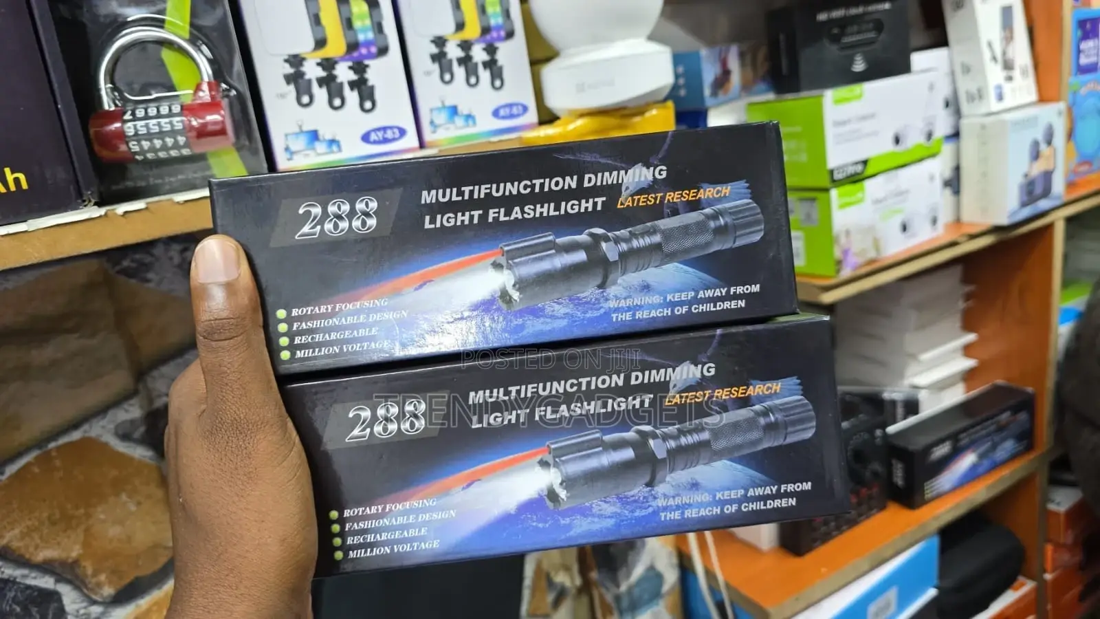 288 High Power Led Torch With Focus Adjustment