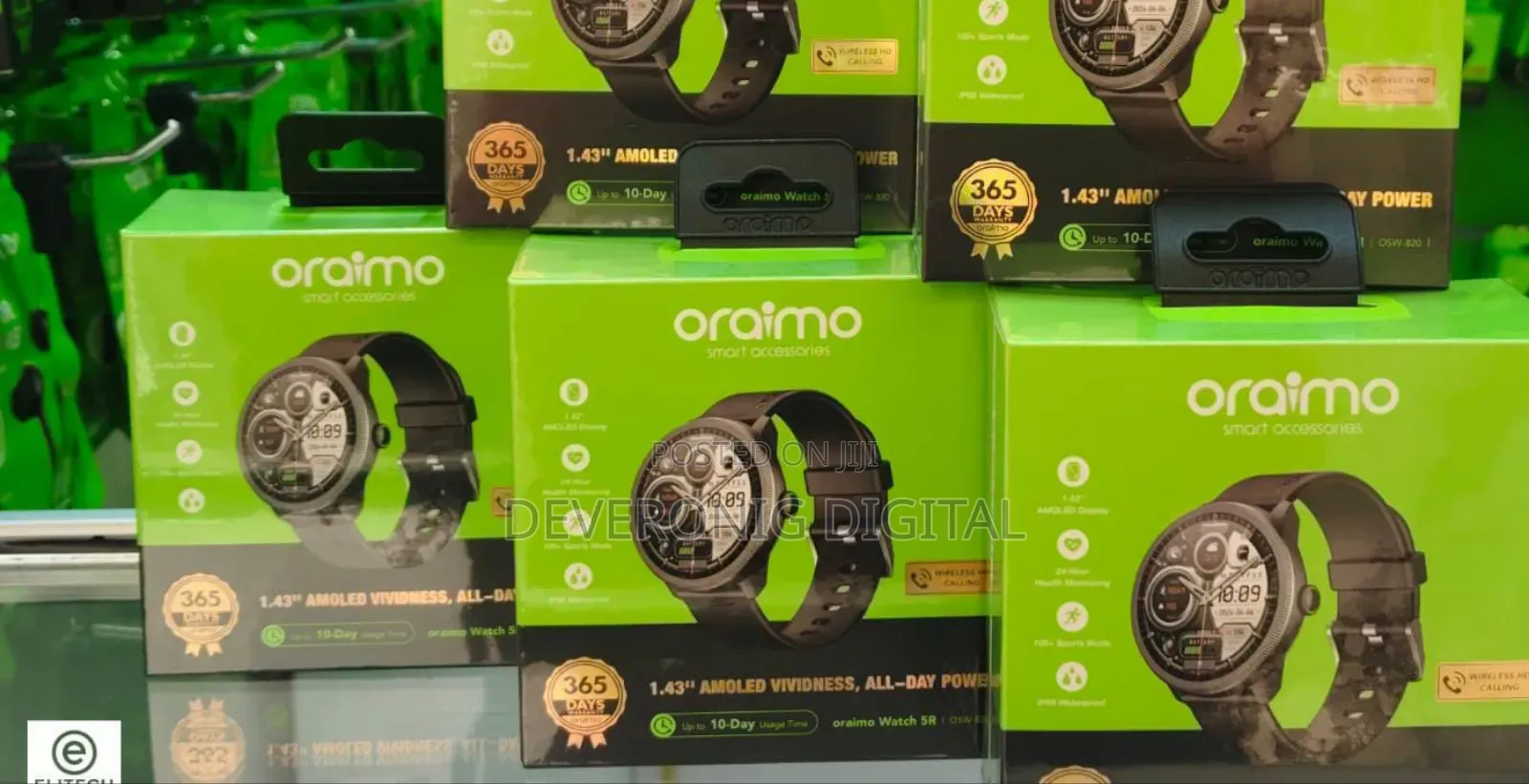 Oraimo Watch 5r Osw-820 1.43'' *Amoled* Ip68 Smart Watch