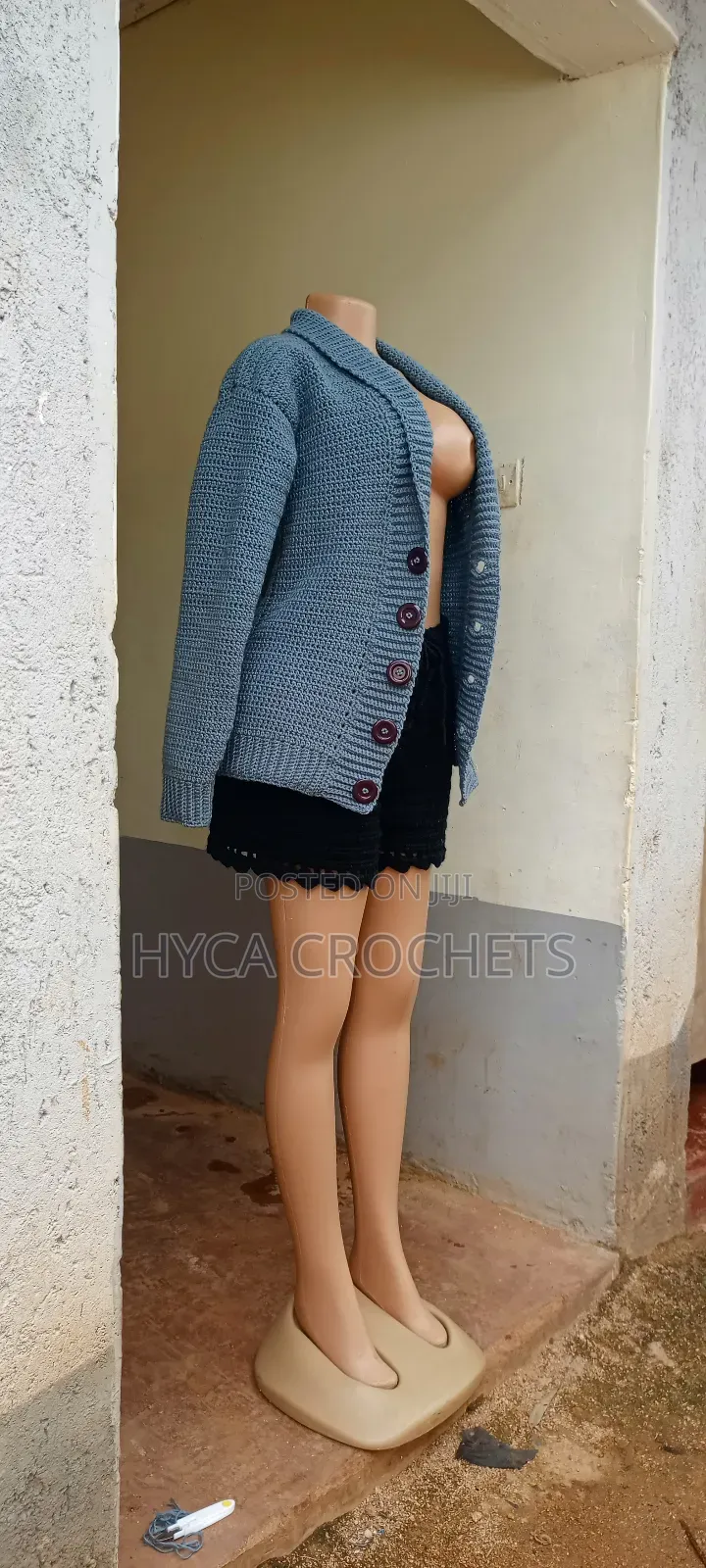 Crochet Unisex Cardigan