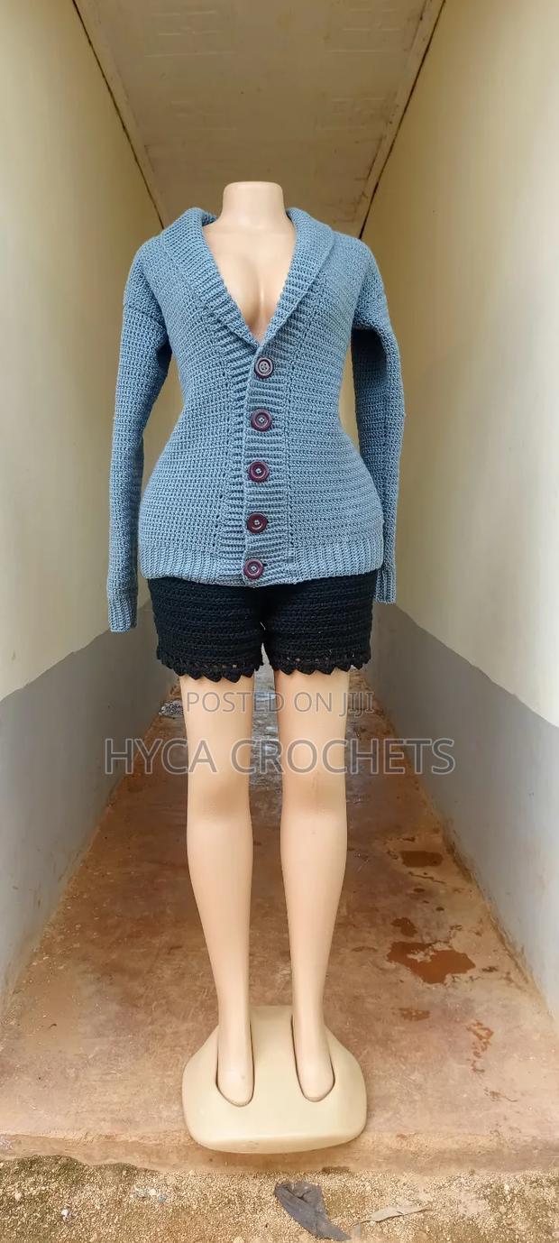 Crochet Unisex Cardigan - thumbnail 2