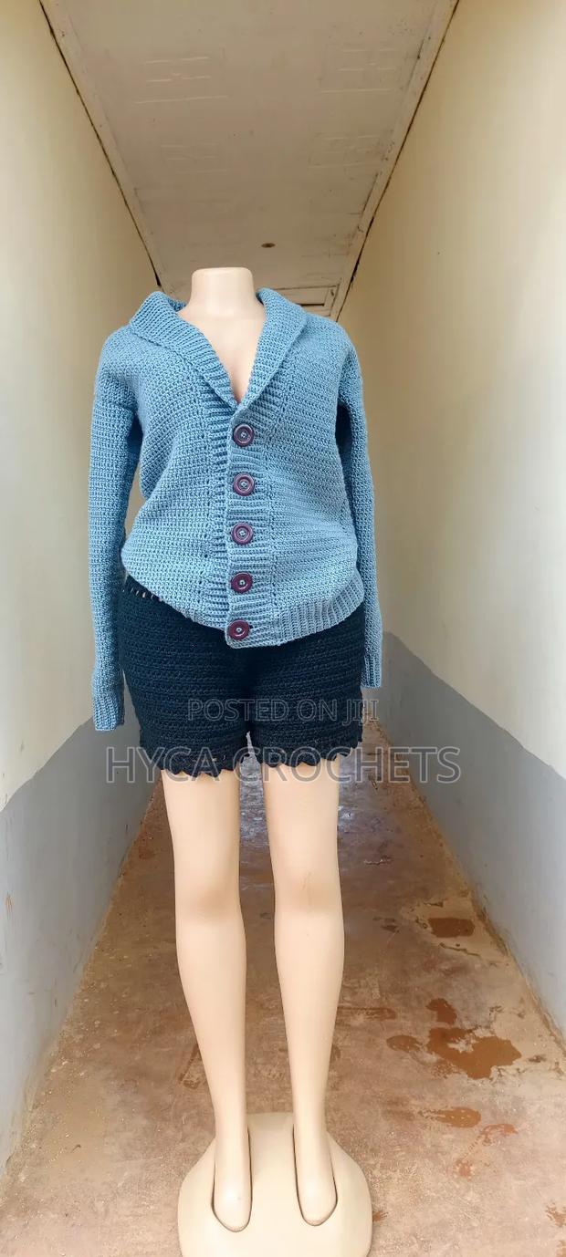Crochet Unisex Cardigan - thumbnail 3