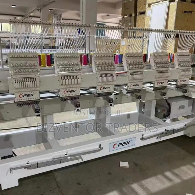 5 Head Industrial Embroidery Machine – High Production Capacity - main view