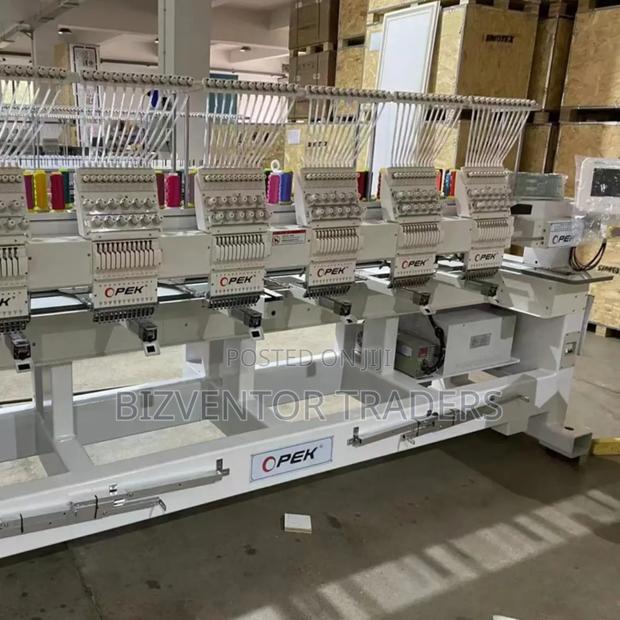 5 Head Industrial Embroidery Machine – High Production Capacity - thumbnail 3