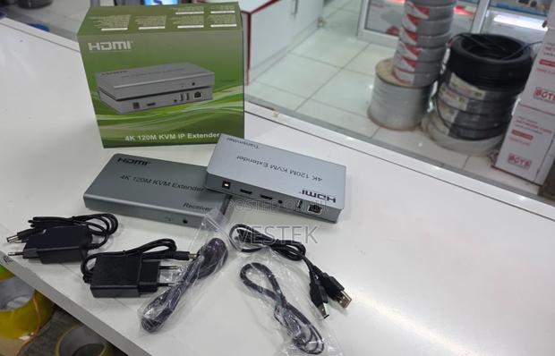 120m Hdmi Extender Kvm, Supports Usb Mouse