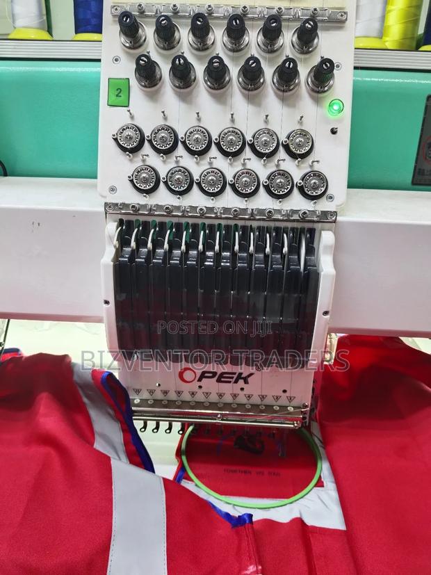 Commercial Embroidery Machine for Uniform Logo Branding