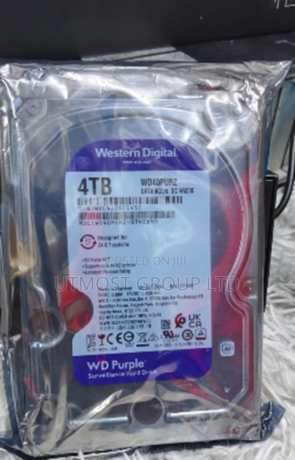 4tb Wd CCTV Recording HDD Stable Monitoring Performance